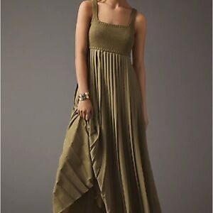 Anthropologie Olive High Low Dress
